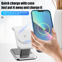 2023 nouveau produit magnétique 3 en 1 Station de charge sans fil chargeur sans fil multifonctionnel 25W station de charge sans fil