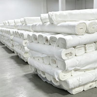 Vente en gros de tissu microfibre uni tissé de haute qualité, 100% polyester, résistant aux plis, poids moyen, largeur 250 cm, pour la literie domestique