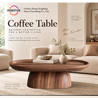 Table basse ovale, design minimaliste moderne du milieu du siècle, design créatif, meubles de salon, OEM ODM, vente en gros directe d'usine