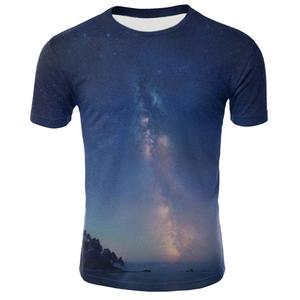 T-shirt Personalizzata da Uomo con Stampa 3D Sostenibile di Galassia e Cartoni Animati, Moda Estiva <span class=keywords><strong>2019</strong></span>, Marca Hipster - Product Image 6