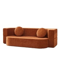 Juego de Sofás Modulares Comprimidos al Vacío, Modelo 2026, para Apartamentos Pequeños, Sofá Cama Individual/Doble Plegable con Relleno de Esponja