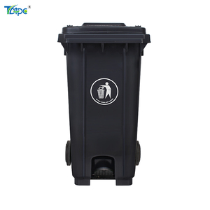 <span class=keywords><strong>Bidone</strong></span> della Spazzatura Rettangolare da <span class=keywords><strong>120</strong></span> <span class=keywords><strong>Litri</strong></span> in HDPE con Pedale e Coperchio Standard EN840, Contenitore per Rifiuti da Esterno - Product Image 3