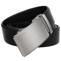 Ceinture pour homme en cuir de vachette première couche avec boucle automatique en alliage de zinc LY36-24869-5