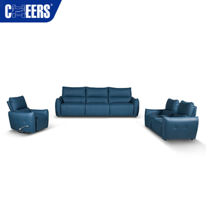 MANWAH CHEERS Modern Style Leather Sofa Set Furniture Living Room High Quality Recliner Couch Sectional Sets - Product Image 4