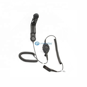 Auriculares de conducción ósea Power Time Skull con IP67 PTT para Walkie Talkie <span class=keywords><strong>Motorola</strong></span> SL4000 SL7550 - Product Image 2