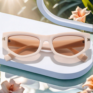 Sunglasses <b>Large</b> <b>Frame</b> Square Unisex UV400 PC <b>Frame</b> AC Lens Light Weight Fashion Sunshades - Product Image 2