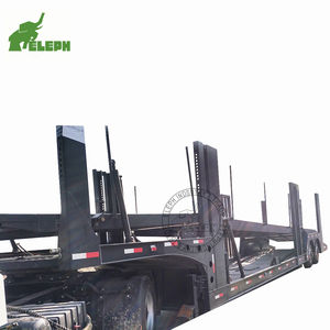 Auto Rimorchio 2 - 3 Assi Bisarca Trasporto Semi <span class=keywords><strong>Camion</strong></span> Rimorchio Utilizzato Carry 11-12 Auto Per La Vendita - Product Image 4