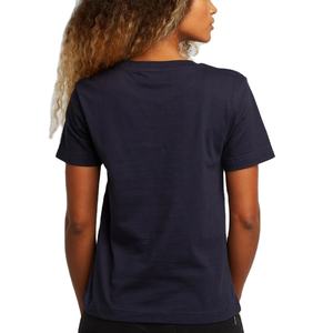 Camiseta de mujer de bajo precio 100% algodón liso en blanco Impresión logotipo personalizado cuello redondo colección de verano personalizable verano señoras - Product Image 6