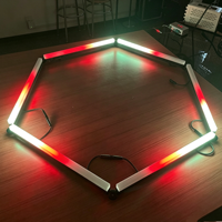 Luces Hexagonales DMX IP65, Efecto de Luz de Discoteca para Exteriores, Luces de Escenario LED RGB, Luces de Barra para DJ