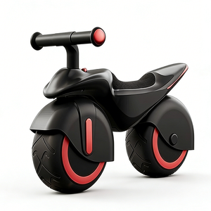 Vélo d'équilibre pour bébé et tout-petit avec musique, <span class=keywords><strong>moto</strong></span> à glissière avec siège enfant ordinaire - Product Image 4