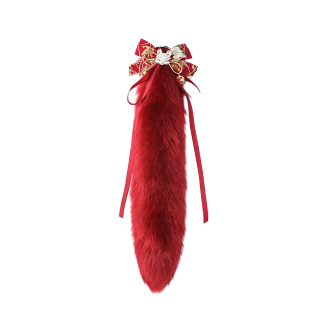 achat plug anal Pink Fox Tail Anal Butt Plug main image 1