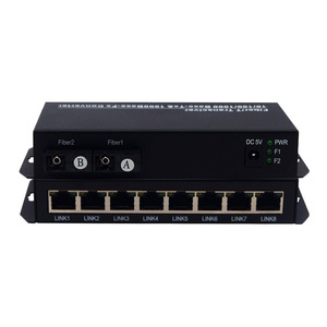 10/100/1000Mbps 2 SC 8 cổng Ethernet 3km 20km <span class=keywords><strong>SMF</strong></span> 1310nm 1550nm sợi Quang Phương tiện truyền thông chuyển đổi cho FTTH - Product Image 1