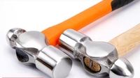 Hiyes marteau de charpentier professionnel en acier au carbone manche en bois 1/2LB usine personnalisé haute qualité boule pein marteau manche en bois