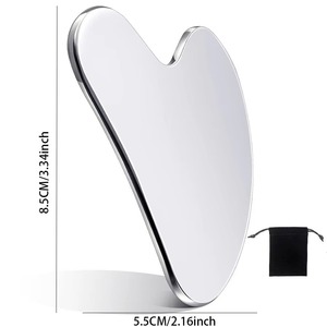 Masajeador Corporal Gua Sha de Acero Inoxidable, Recargable, Reutilizable, para Esculpir el Cuerpo, Reducir la Hinchazón y el Cuidado de la Piel, Inalámbrico - Product Image 5