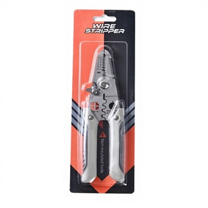 Multifunction Metric Wire Stripper & Crimping Pliers with Plastic Molded Handle for DIY Cable Stripping and Crimping <b>Hand</b> <b>Tools</b> - Product Image 2