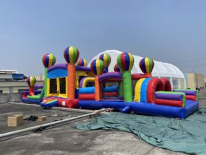 Nouveau Château Gonflable Parcours d'Obstacles Maison de Saut pour Activités de Team Building - Vente Flash - Product Image 2