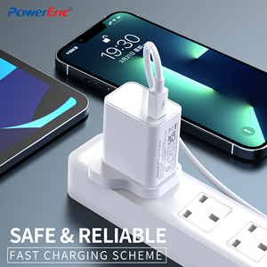 Toptan TYPE-C hızlı telefon şarj cihazı taşınabilir malezya sertifikası ile 20W PD ile cep telefonu İngiltere duvar şarj cihazı - Product Image 4