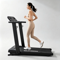 Tapis roulant pliable manuel pour usage domestique, machine de marche compacte et portable avec résistance réglable et affichage cardio LED