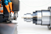 Tour CNC de type suisse à 6 axes et double broche FANUC, haute vitesse 8000 tr/min, RS266, traitement automatique