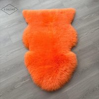 Peau de mouton véritable à poils longs et épais, fourrure frisée, teinte, pour sellerie automobile, canapé, fauteuil et vêtements