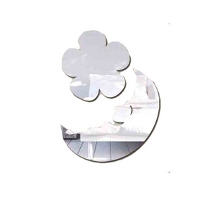 Commercio all'ingrosso Luna Stelle forme di Fiori del bambino room decor camera Dei Bambini 3D Adesivo Acrilico Specchio Autoadesivo Della <span class=keywords><strong>Parete</strong></span> - Product Image 5