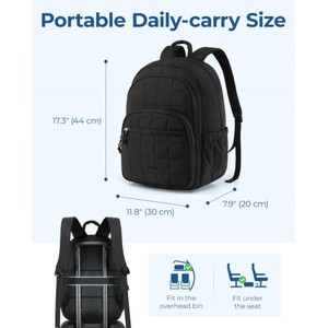 Sac à dos de voyage solaire tendance pour ordinateur portable, grande capacité, léger, imperméable, avec coussin d'air et fermeture éclair, motif géométrique, best-seller - Product Image 2