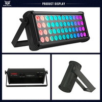48 projecteurs LED RGB 3-en-1 DMX pour éclairage de sol et mur, idéaux pour scènes, mariages et bâtiments