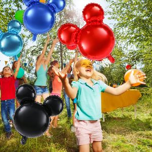 Globos de Aluminio con Forma de Cabeza de Mickey Mouse en 10 Colores Sólidos, Venta al por Mayor, para Fiestas de Cumpleaños y Navidad - Product Image 6