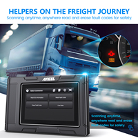 Lettore di Codici per Camion Pesanti Ancel HD3300 con Funzione di Rigenerazione DPF e Rilevamento PIN per Cummins, Detroit, Caterpillar, Paccar, Isuzu, Fuso, Volvo