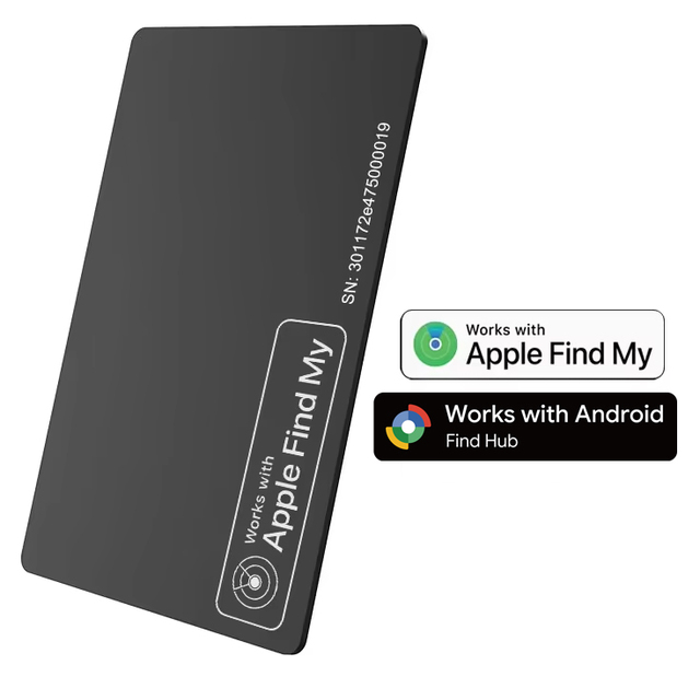 Smart GPS Card Tracker Locator Air Tag IOS Android Wallet Luggage Finder Find Hub Device Find My Card for Google Iphone