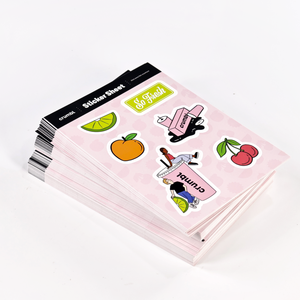 Hojas de Pegatinas de Vinilo Personalizadas - Resistentes al Agua y al Aceite (Hoja Individual) |   Impresión de etiquetas personalizadas directamente de fábrica - Product Image 3