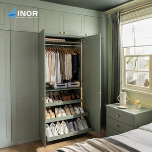 Armario Rústico de Madera Maciza de Roble Estilo Granja con Gran Capacidad de Almacenamiento y Cajones para Dormitorio de Estilo Campestre - Product Image 2