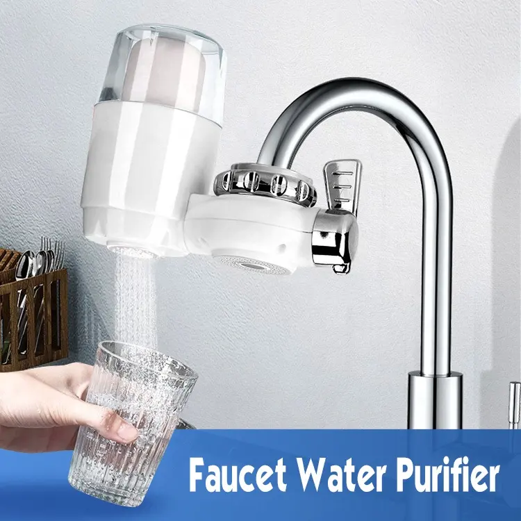 Small cleanable activated carbon kitchen faucet water filters for home drinking