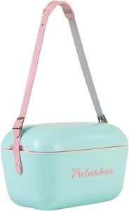 Glacière 20L Verte Pop Plastique Portable - Logo Rose et Sangle - <span class=keywords><strong>POLARBOX</strong></span> - Product Image 3