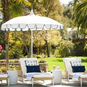 BR открытый роскошный зонтик в стиле пагоды, Калифорния, 8,5 футов, открытый большой круглый центр, бассейн, сад, рынок, патио, стол, солнечные зонтики