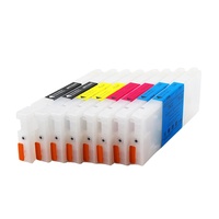 T6121-T6124 4 Warna Ganda Cartridge IJ Tinta Isi Ulang Kosong untuk EPSON Stylus Pro 7400 9400 7450 9450 Pencetak 220ML