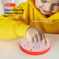 Boîte d'enregistreur vocal ovale personnalisable OEM, enregistrement de 30 secondes, jouet éducatif interactif, cadeau idéal pour bébé de 0 à 24 mois