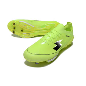 Chaussures de football <span class=keywords><strong>FG</strong></span> pour hommes, chaussures de sport de marque, chaussures de sport entièrement tricotées, imperméables, avec lacets, prêtes à être expédiées, F50 - Product Image 6