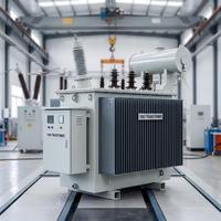 Transformateur immergé dans l'huile pour substation de réseau électrique triphasé, 110 kV, 6,3 MVA, 11 kV, pour système d'alimentation industrielle