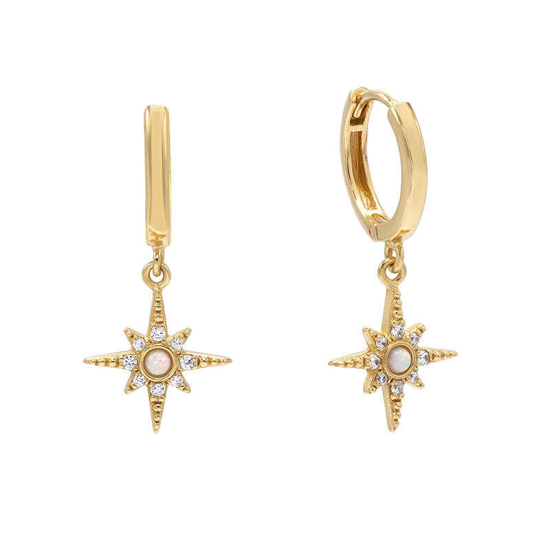 โอปอลสีขาวทอง18K