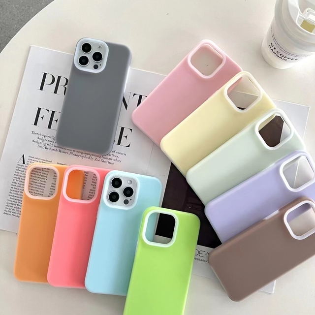 For iPhone 16 Case 12 13 14 15 Pro Max Plus XS XR 7/8 Refreshing Beautiful Youth Summer Jelly Silicone 2024 New Smartphone Cover