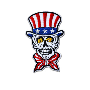 Số lượng lớn sắt trên các bản vá lỗi sọ vá thêu cho quần áo - Product Image 4