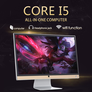 Không khung 23.6 inch mỏng Máy tính để bàn PC trong một máy tính xách tay mac-thiết kế PC i5 tất cả trong một máy tính xách tay Máy tính chơi Game Trắng - Product Image 6