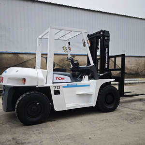 Montacargas Usado con Motor Diésel Japonés TCM FD70 de 7t con Contrapeso para Uso en Restaurantes, Modelo 2023, 1 Año de Garantía - Product Image 4