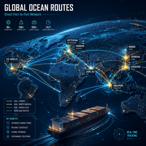 Expédition maritime express FCL et LCL de 20 et 40 pieds depuis la Chine, service porte-à-porte, agent de transit pour destinations mondiales - Product Image 2