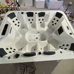 ספא חיצוני מודרני יוקרתי <span class=keywords><strong>8</strong></span> מבוגרים ג'קוזי אמבט עיסוי אמבטיה ג'קוזי ספא ג'קוזי ענק עם מוזיקה בטלוויזיה ספא בריכה חיצונית - Product Image 2