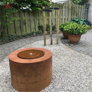 Fontana a Colonna Decorativa per Hotel, Fontana d'Acqua in Rame per Esterni, Cascata per Piscina - Product Image 6
