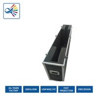 Flight case TV 1 en 1 pour écrans 55" 65" 75" 86" 100" – Valise de transport rigide en aluminium pour téléviseurs LCD LED Plasma et moniteurs
