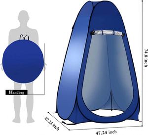 Portable Pop Pod Dressing Room Toilet Stall Pop Changing <b>Tent</b> Privacy <b>Tent</b> Outdoor <b>Waterproof</b> Camping Shower <b>Tent</b> Triple Layer - Product Image 3