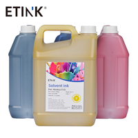 Encre à solvant 5L Konica 512i 30pl à faible odeur, écologique, pour imprimante grand format à base de solvant, pour impression de signalétique extérieure